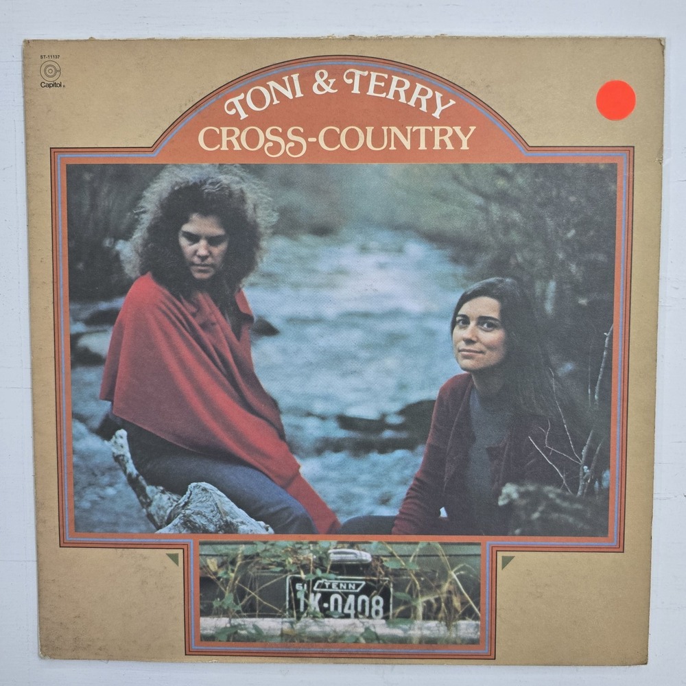 Toni & Terry - Cross-Country LP VG/VG Country Rock 1972 Vintage Vinyl Stereo